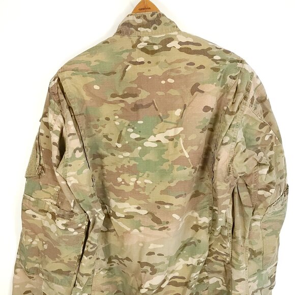 US Military Coat Army Combat Men's Med Long Multicam Camo FR Zip Hook Loop Front - Picture 3 of 10
